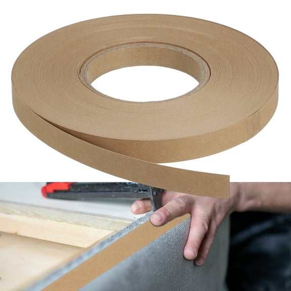 Uxcell Upholstery Tack Strip, 2/3 Inch by 70 Yard Roll Upholstery Sofa Making Strips, Cardboard Tack Strip for Furniture, Sofa, Chair and Couch Edges Repairs, Brown