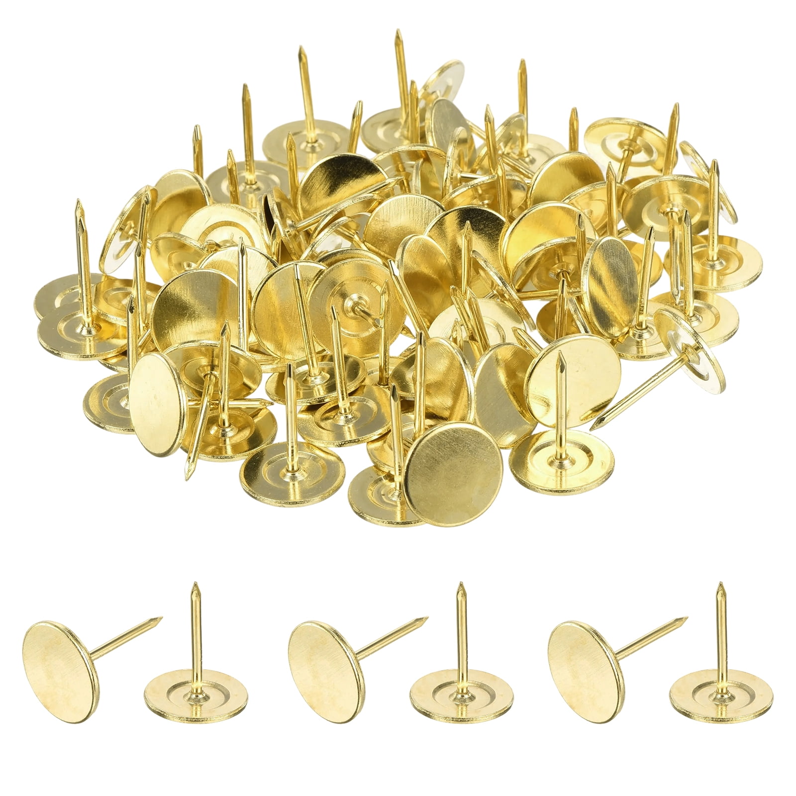 Uxcell Upholstery Tacks for Furniture, 3/4 Inch (19 x 30 mm)Metal Round ...