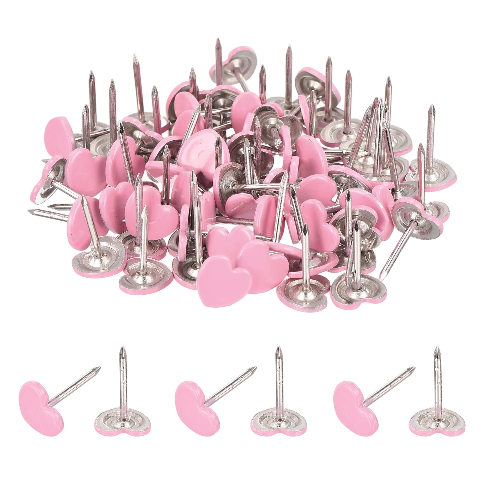 Uxcell Upholstery Tacks for Furniture, 7/16 Inch (11 x 13mm)Metal Heart ...
