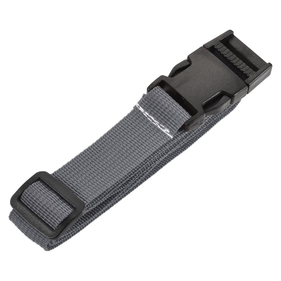 Uxcell Utility Strap with Buckle 1x40" Polyester Quick Release Belt Gray