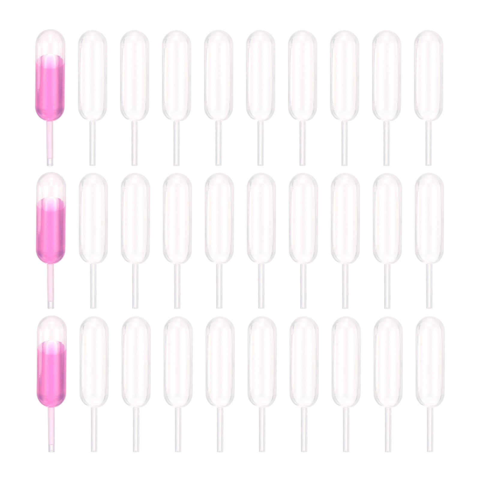 Pipetfles, glazen pipetfles, 4 stuks, 100 ml, apothekersfles, set