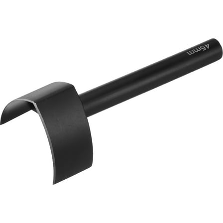 Uxcell V-Shaped Leather Cutter Punch 45mm Carbon Steel Strap Punch Tool for Crafting Strap Belt Wallet