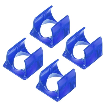 Uxcell V6 Fan Cover Radiator Cooling Fan Cover Blue for 3D Printer 4 Pack