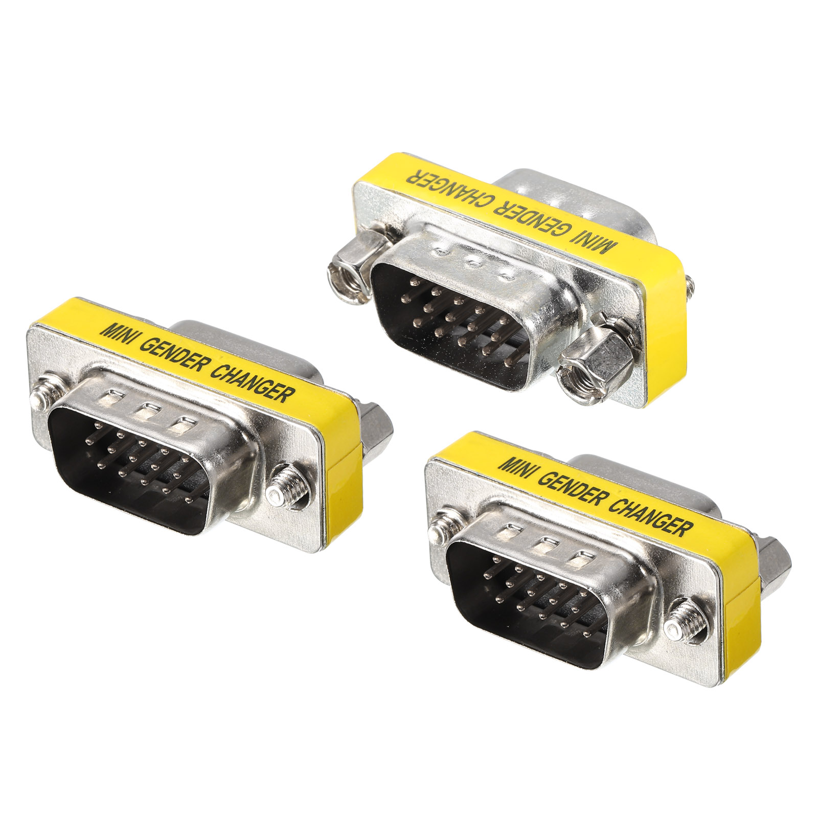 Uxcell VGA Coupler VGA Gender Changer Connector Male to Male VGA