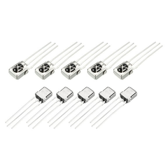 Uxcell VS1838 IR Receiver 10-15M 38KHZ Infrared Diode for 10pcs