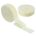 thumbnail image 1 of Uxcell Velvet Ribbon, Handmade Frayed Raw Edge Thick Fringe Ribbon for Gift Wrapping Cream, 1 of 6