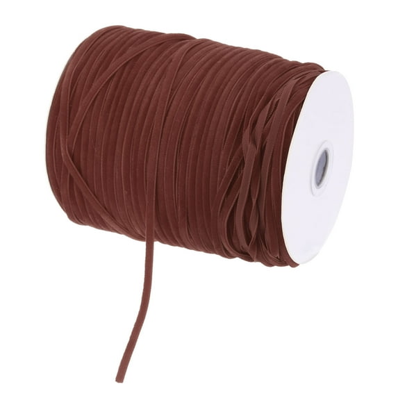Uxcell Velvet Ribbon Gift Wrapping 200 Yard x 1/8 Inch Coffee Single Face Velvet Ribbon Roll for DIY Bouquets Wedding
