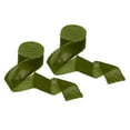 thumbnail image 1 of Uxcell Velvet Ribbons, Crinkled Handmade Frayed Edge Vintage Ribbons for Gift Wrapping Christmas Tree Ornament Olive Green, 1 of 3
