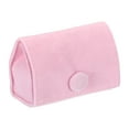 thumbnail image 1 of Uxcell Velvet Ring Box, Travel Ring Box Jewelry Holder Portable Mini Jewelry Case Organizer for Rings, Pink, 1 of 6