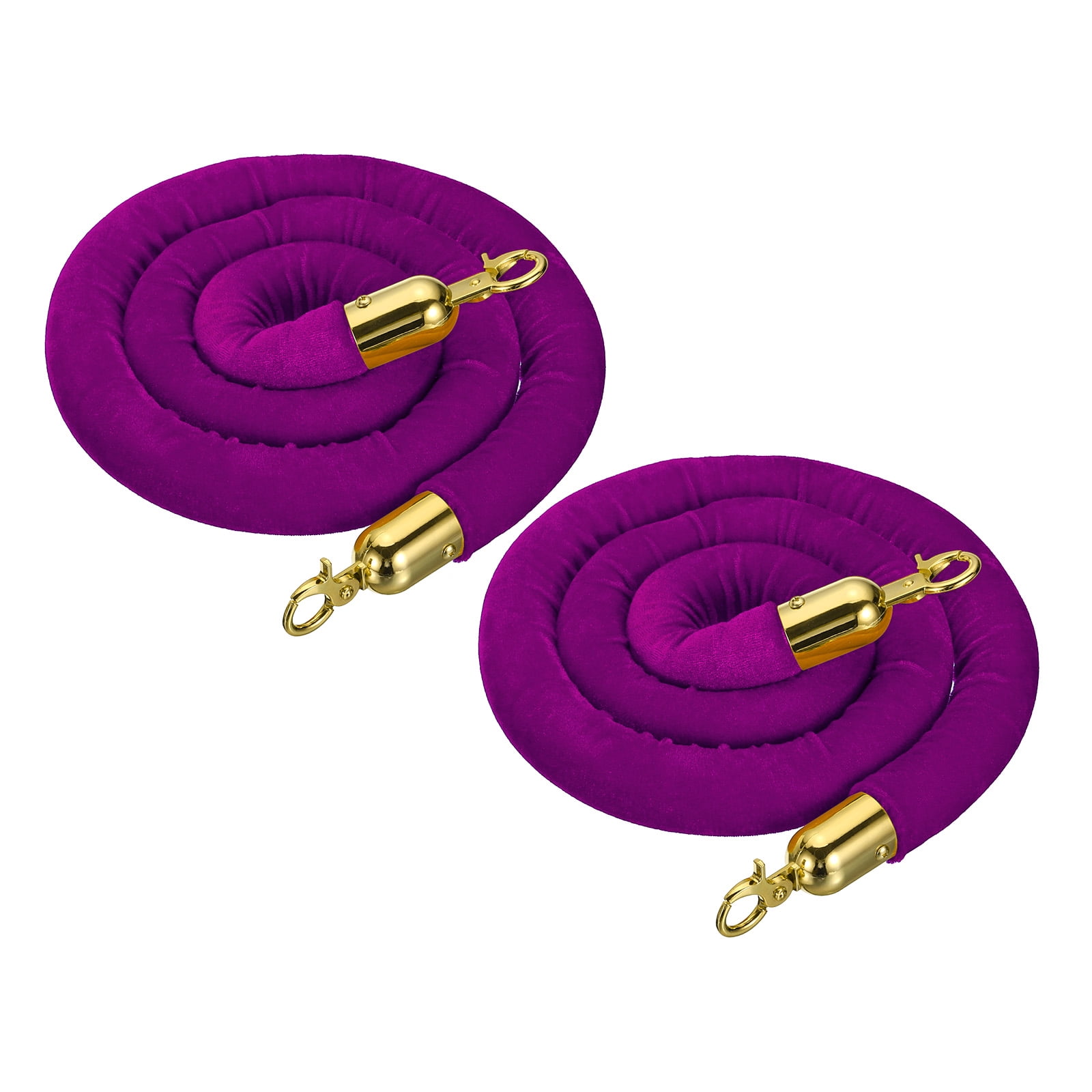 Mini Velvet Rope Uxcell Velvet Stanchion Rope, Barrier Rope Velvet Carpet Ropes with ...