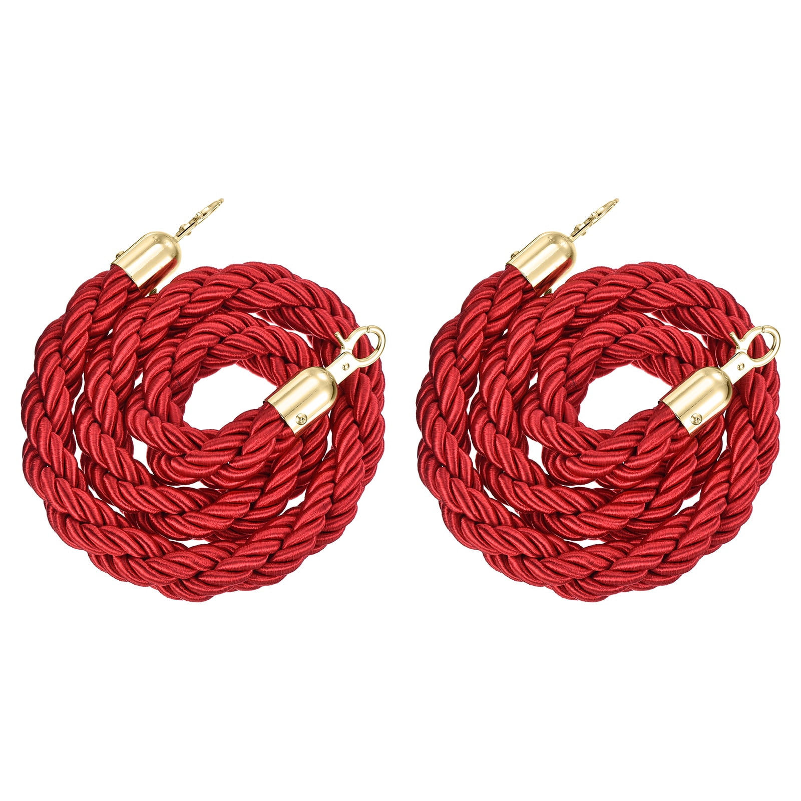 Led Velvet Ropes Uxcell Velvet Stanchion Ropes, (3.9Ft x1.1 Inch, Red) (2Pcs), Velvet ...