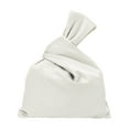 thumbnail image 1 of Uxcell Velvet Wrist Knot Tote Bag, Women's Wristlet Knot Pouch Clutch Wristlet Sleeve Handbag Small Wrist Knotted Evening Purse Bag, Bright White, 1 of 7