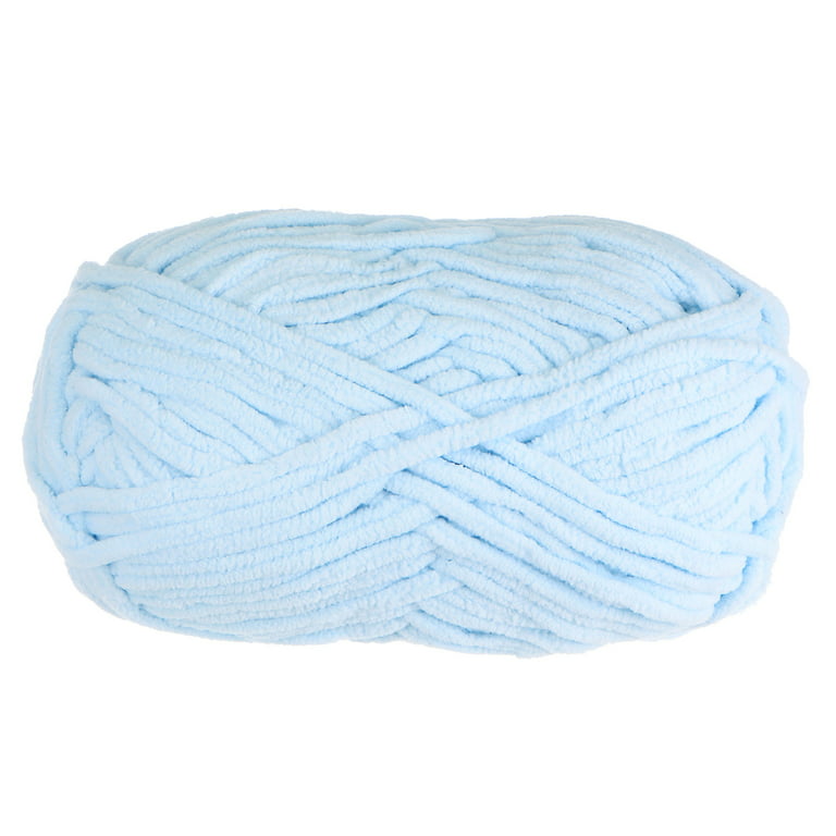 Uxcell Velvet Yarn Blanket Yarn 100g/3.5oz Polyester Soft Knitting Chenille  Yarn Dark Green