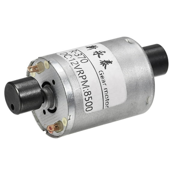 Uxcell Vibration Motor DC 12V 7500RPM Round Double Shaft Strong Vibrating Motor for DIY Home Massager