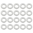 thumbnail image 1 of Uxcell Wedge Locking Washers Manganese Steel Vibration Resistant Safety Washers for Bolts Screw 20 4 mm, 1 of 7