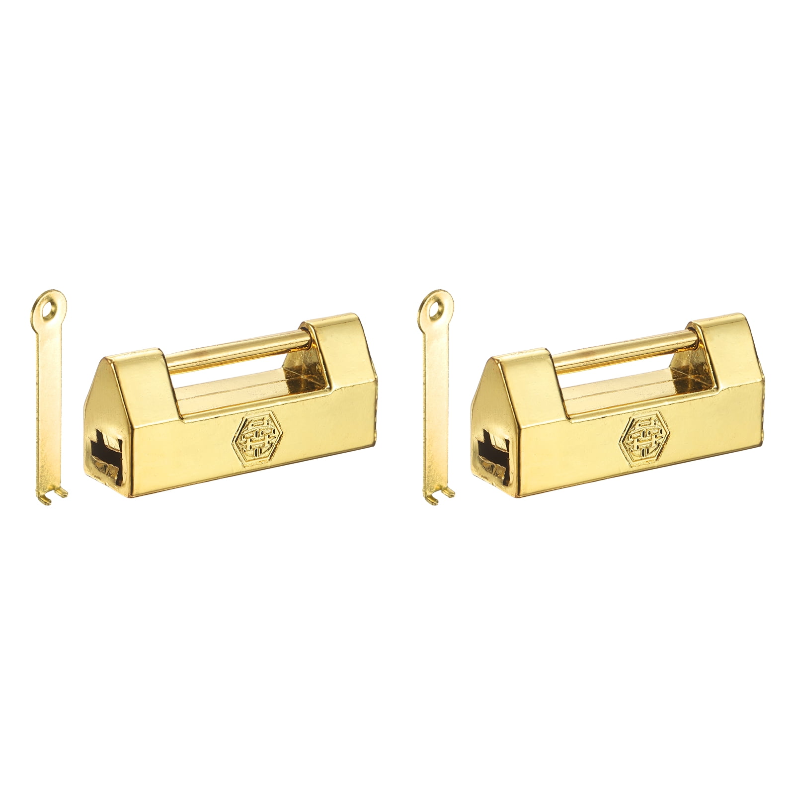 Uxcell Vintage Decorative Horizontal Padlock, (1.73