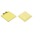 thumbnail image 1 of Uxcell Vintage Decorative Rectangle Tray Resin Bow Knot Organizer Dish Plate, Yellow 2 Pack, 1 of 5