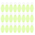 thumbnail image 1 of Uxcell Vintage Motel Keychain Blank Hotel Keychain Rhombus Retro Key Tags Clear Green, 1 of 7
