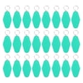 thumbnail image 1 of Uxcell Vintage Motel Keychain Blank Hotel Keychain Rhombus Retro Key Tags Mint, 1 of 7