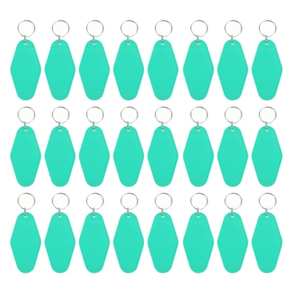 Uxcell Vintage Motel Keychain Blank Hotel Keychain Rhombus Retro Key Tags Mint