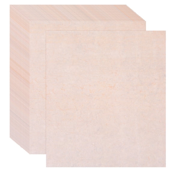 Uxcell Vintage Paper Parchment Paper Standard Printer Paper Double-sided Old Aged Paper for Scrapbooking Beige