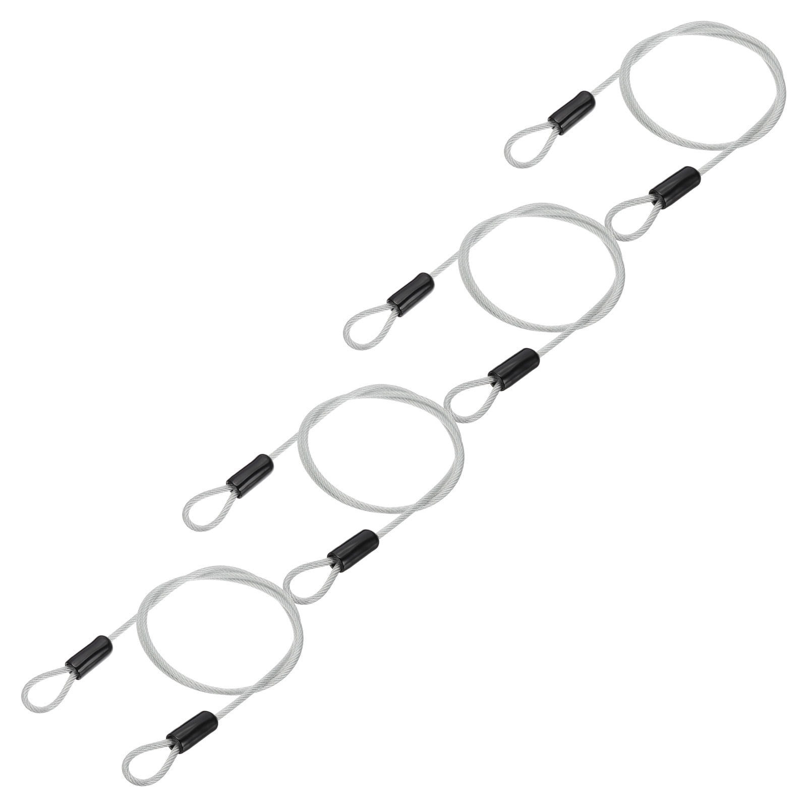 Floyutin Vinyl Coated Stainless Steel Cable 10 Pack - 2mm X 12 Inch With Loops, Security Chain For Gates, Hanging, DIY - View #10