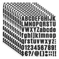 thumbnail image 1 of Uxcell Vinyl Letters Numbers Stickers Kit, Self Adhesive Decals for Mailbox, Sign Black 972 Pieces 12 Sheets, 1 of 6