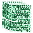 thumbnail image 1 of Uxcell Vinyl Letters Numbers Stickers Kit, Self Adhesive Decals for Mailbox, Sign Dark Green 756 Pieces 6 Sheets, 1 of 6