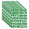 thumbnail image 1 of Uxcell Vinyl Letters Numbers Stickers Kit, Self Adhesive Decals for Mailbox, Sign Dark Green 972 Pieces 12 Sheets, 1 of 6