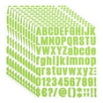 thumbnail image 1 of Uxcell Vinyl Letters Numbers Stickers Kit, Self Adhesive Decals for Mailbox, Sign Light Green 972 Pieces 12 Sheets, 1 of 6