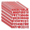 thumbnail image 1 of Uxcell Vinyl Letters Numbers Stickers Kit, Self Adhesive Decals for Mailbox, Sign Red 972 Pieces 12 Sheets, 1 of 6
