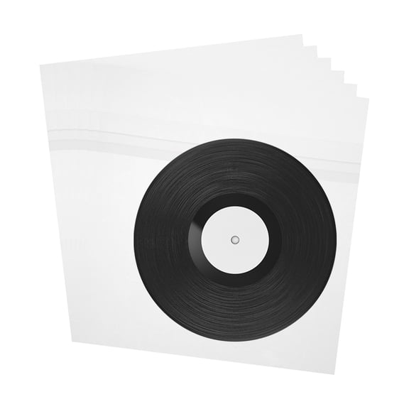 Uxcell Vinyl Record Sleeves 9.2" x 7.7" Protector Covers for 7" Single LP