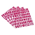 thumbnail image 1 of Uxcell Vinyl Self Adhesive Letter Number Sticker Decal Kit, Rose Red 81 Piece 4 Sheets, 1 of 5