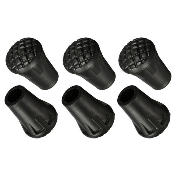 Uxcell Walking Stick Protectors Replacement Accessories Trekking Pole Tips 6 Pack