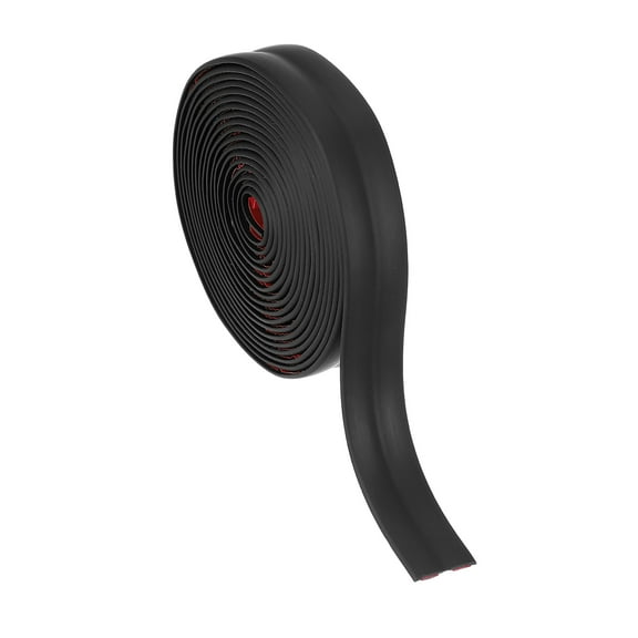 Uxcell Wall Corner Protector 0.8 in x 9.8 Ft, Self Adhesive Wall Corner Peel and Stick Molding for Ceiling Countertop, Black