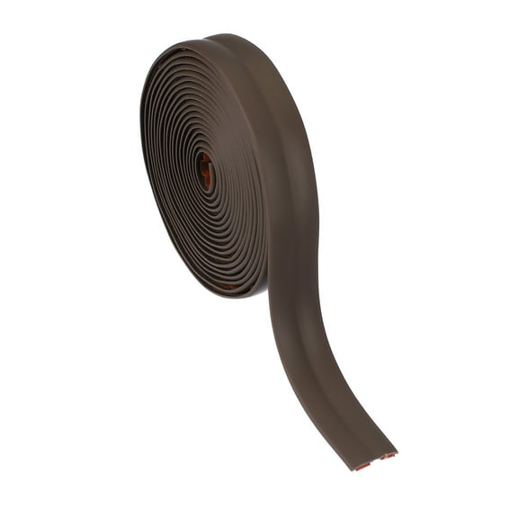 Uxcell Wall Corner Protector 0.8 in x 9.8 Ft, Self Adhesive Wall Corner Peel and Stick Molding for Ceiling Countertop, Coffee