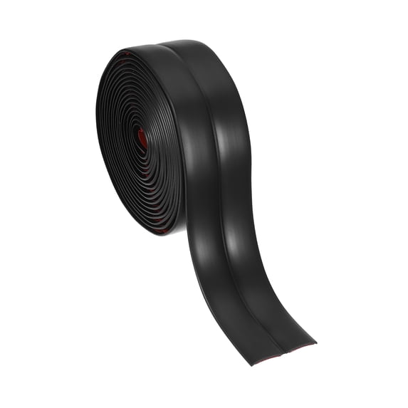 Uxcell Wall Corner Protector 1.6 in x 9.8 Ft, Self Adhesive Wall Corner Peel and Stick Molding for Ceiling Countertop, Black