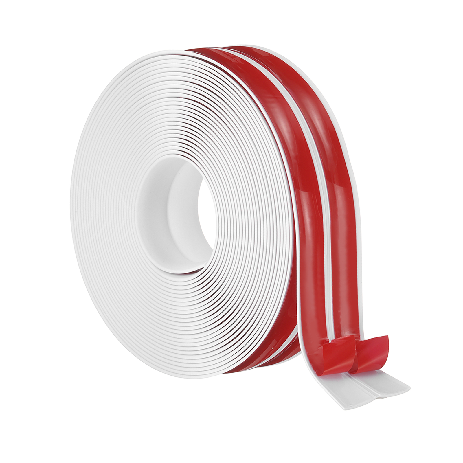 Uxcell Protector 2.4"x29.5 ft Self Adhesive Guard White for Wall Table Floor