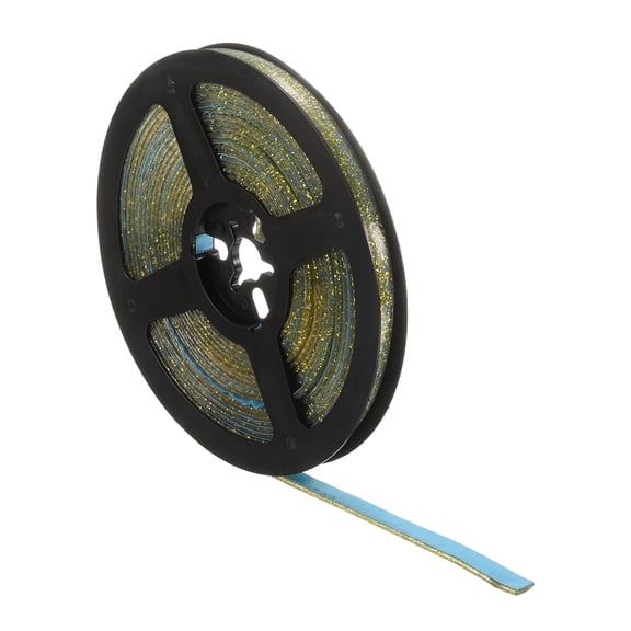 Uxcell Wall Corner Protector Molding Trim 0.32" 20ft Caulk Strip, Gold