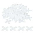 thumbnail image 1 of Uxcell Wall Floor Tile Plastic Cross Spacer Tile Spacers 4mm 5/32" White 300pack, 1 of 4