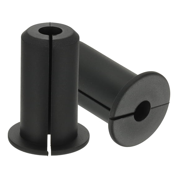 Uxcell Wall Grommets for Cables, Cable Routing Kit Silicone Hole Grommet Feed Through Bushings Black