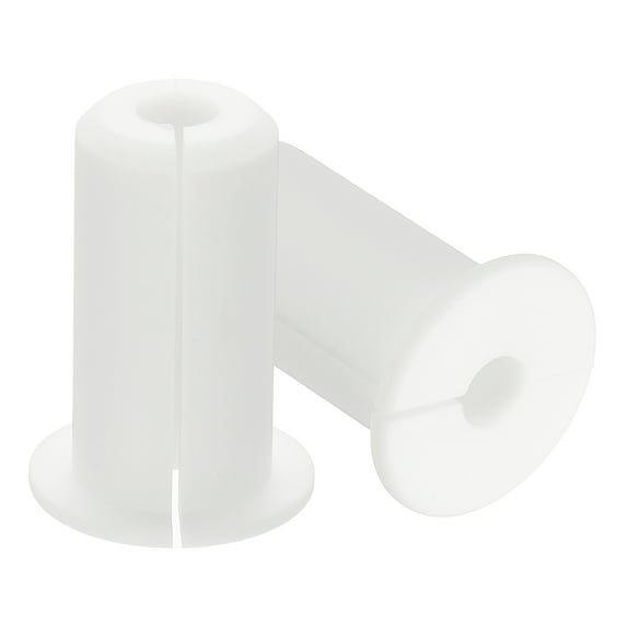 Uxcell Wall Grommets for Cables, Cable Routing Kit Silicone Hole Grommet Feed Through Bushings White