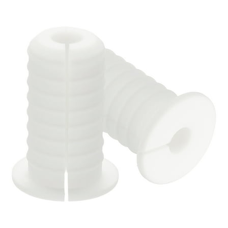 Uxcell Wall Grommets for Cables, Cable Routing Kit Silicone Hole Grommet Feed Through Bushing White