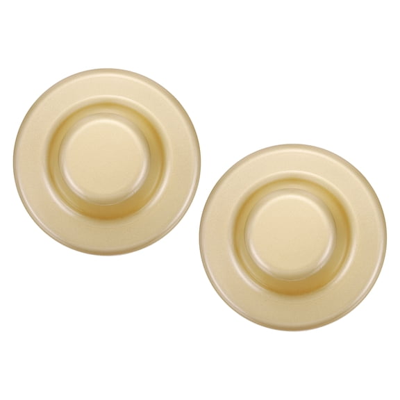 Uxcell Wall Hole Cover 3.15" ABS Champagne Self-Adhesive Tall Cap 2Pcs, Shower Pipe Decorative Escutcheon Cap, Faucet Cover for Bathroom Kitchen Toilet Air Conditioner Wall Repair