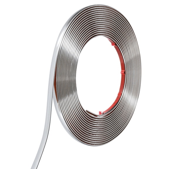 Uxcell Wall Molding Trim, 0.47 Inch x 33 ft Self Adhesive Molding, Foam Trim Molding for Wall Window Frame Ceiling DIY Decoration, Silver