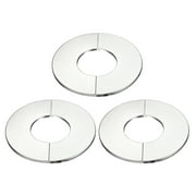 Uxcell Wall Split Flange, 201 Stainless Steel Round Escutcheon Plate for 61mm Diameter Pipe 3 Pack