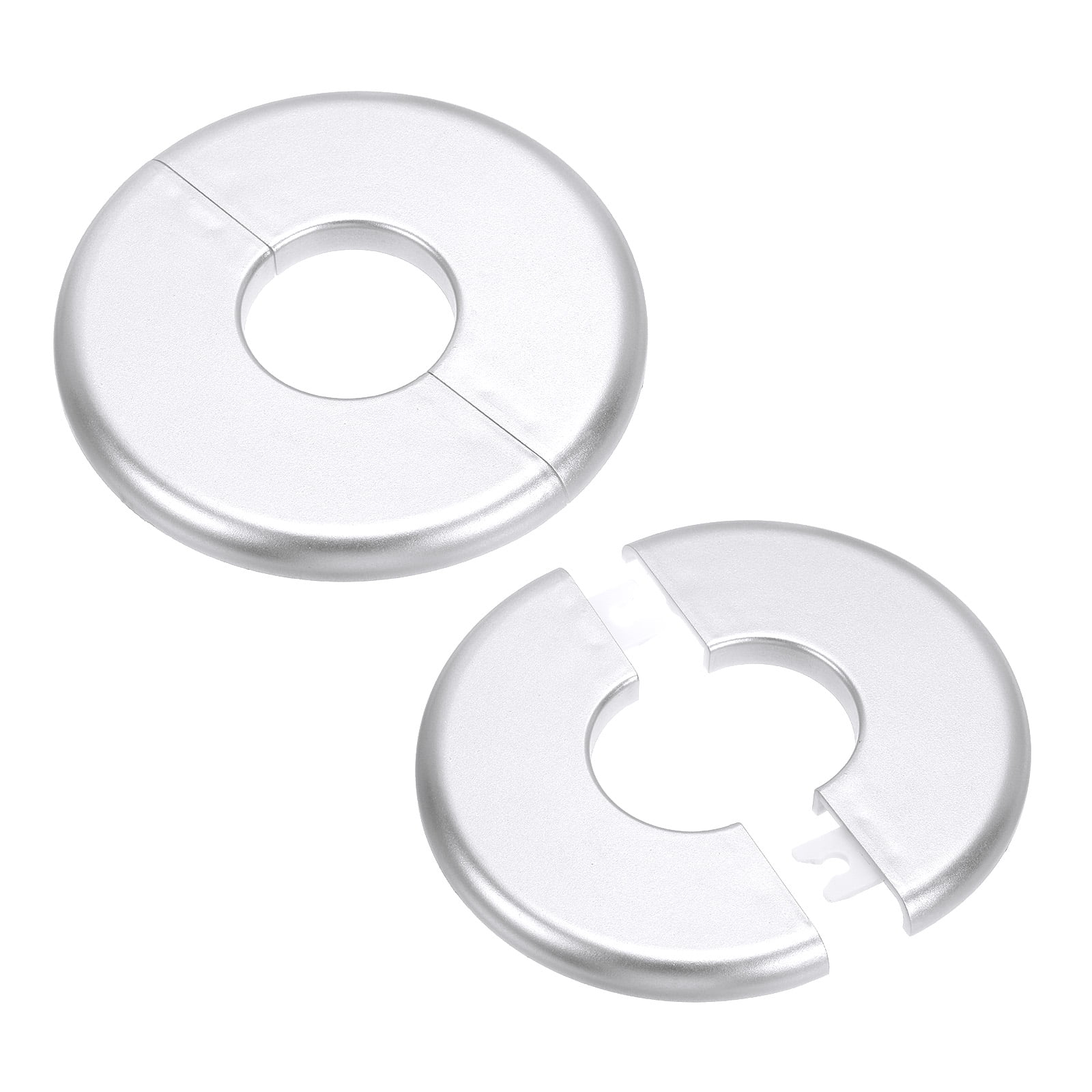 LICTOP Split Flange Pipe Cover - Self-Adhesive Wall Plate For 3.07 Inch Pipes, 4-Pack White - View #2