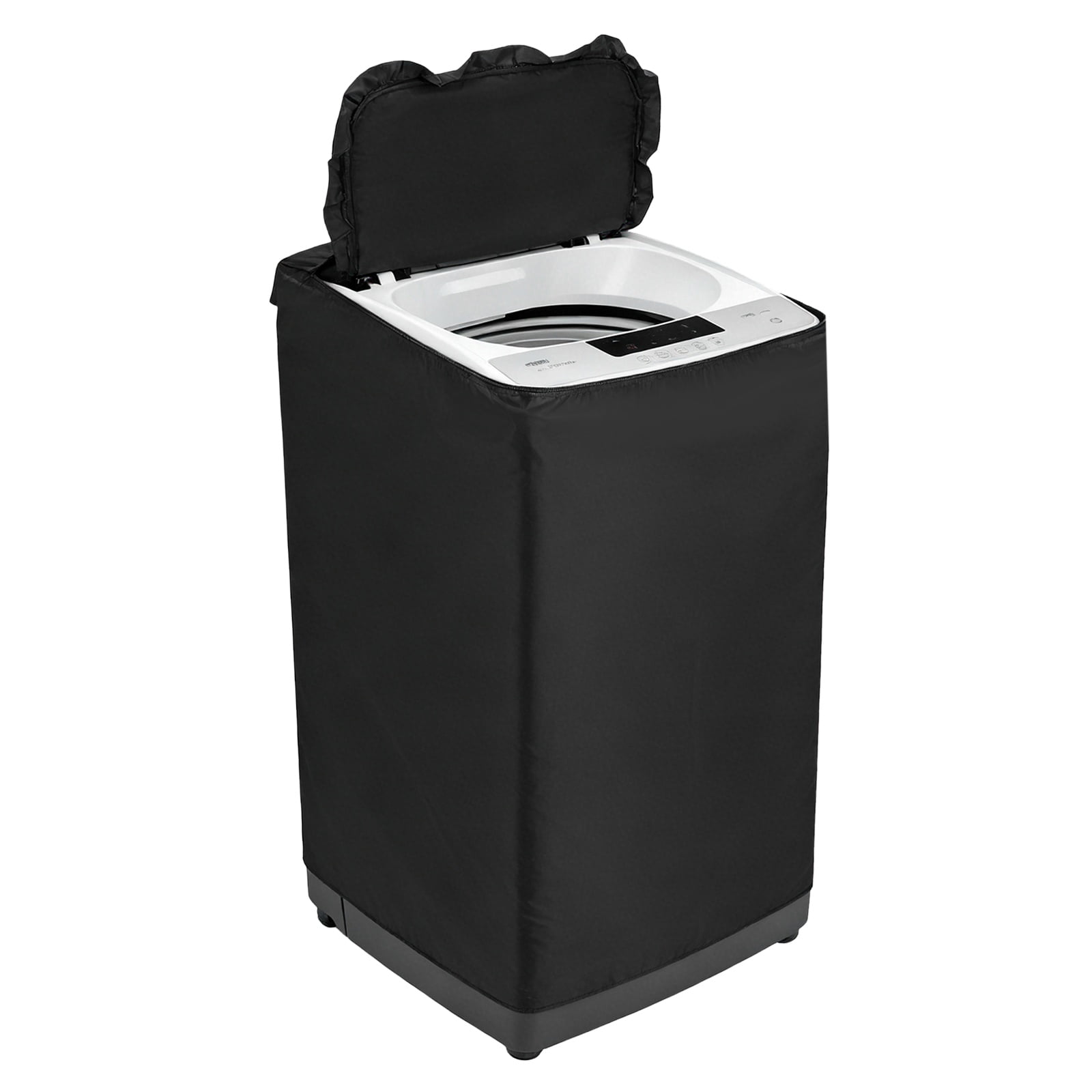 Uxcell Washer and Dryer Covers 21"x22"x35"- Waterproof, Dustproof, Sun-Proof Top-loading Washing Machine Cover for Laundry Room Balcony, Black