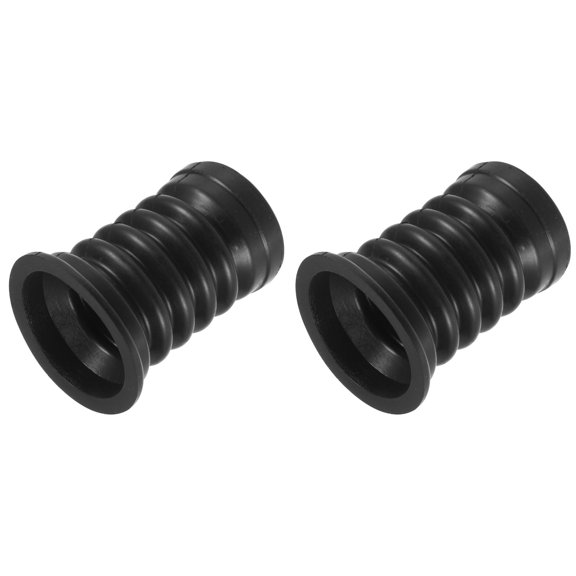 Uxcell Washing Machine Drain Pipe Seal Silicone Sealing Plug Ring 59mm Black, 2 Pack
