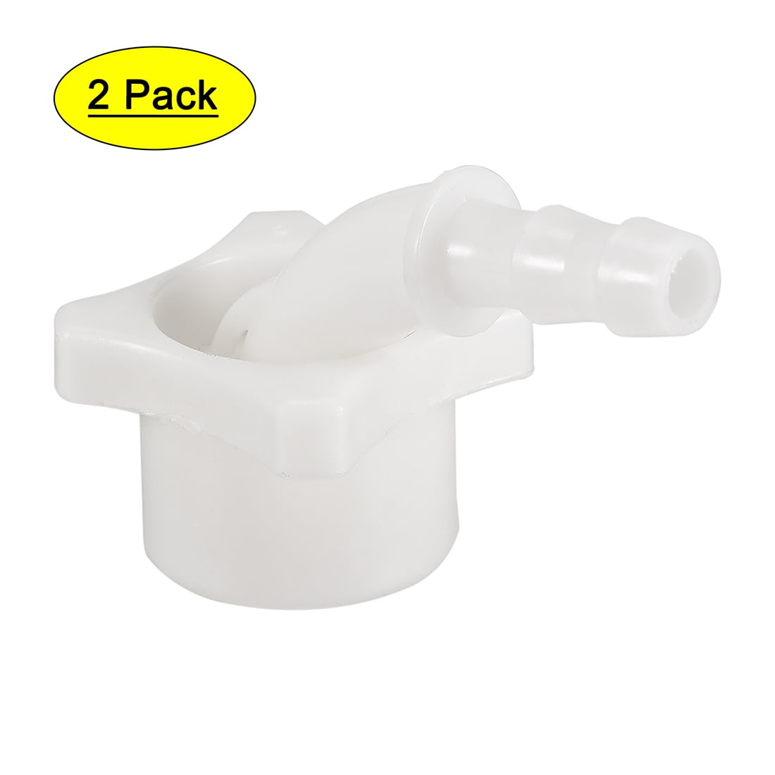 Uxcell WashingMachine Water Inlet Hose Connector Plastic White G3/4